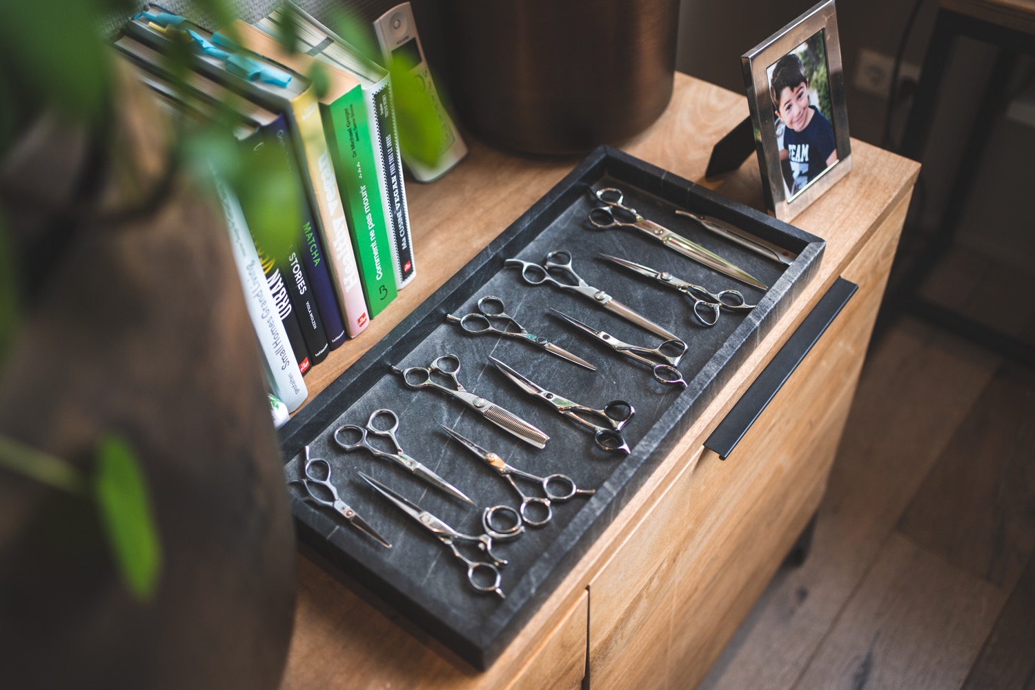 Hairdressing tools at HairSpa